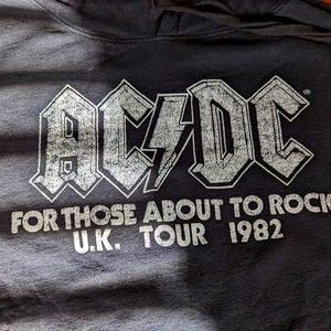 Mens AC/DC official merch hoodie